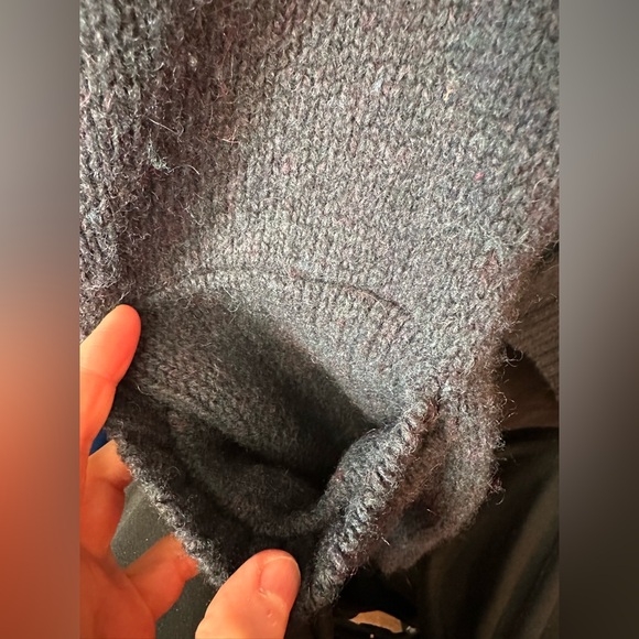 Vintage Eddie Bauer Cardigan Sweater Large Shawl Collar Elbow Patches Wool USA - Picture 3 of 15